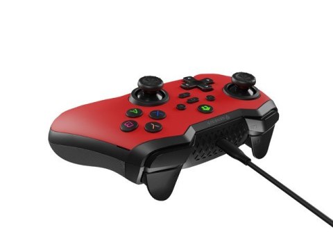 Gamepad Genesis Mangan 300 przewodowy do PC/Switch/Mobile Czerwony Gamepad Genesis Mangan 300 przewodowy do PC/Switch/Mobile Czerwony