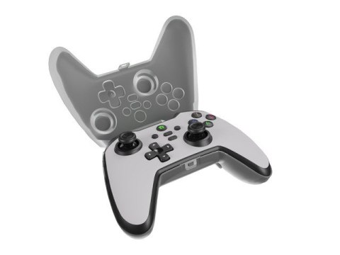 Gamepad Genesis Mangan 400 bezprzewodowy do PC/Switch/Mobile Biały