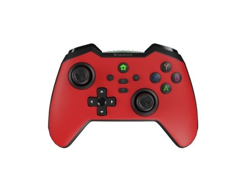 Gamepad Genesis Mangan 400 bezprzewodowy do PC/Switch/Mobile Czerwony Gamepad Genesis Mangan 400 bezprzewodowy do PC/Switch/Mobile Czerwony
