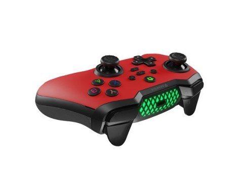 Gamepad Genesis Mangan 400 bezprzewodowy do PC/Switch/Mobile Czerwony Gamepad Genesis Mangan 400 bezprzewodowy do PC/Switch/Mobile Czerwony