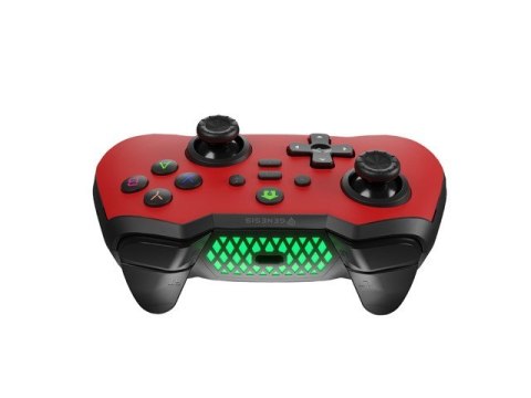 Gamepad Genesis Mangan 400 bezprzewodowy do PC/Switch/Mobile Czerwony Gamepad Genesis Mangan 400 bezprzewodowy do PC/Switch/Mobile Czerwony