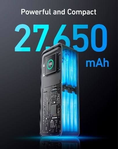 Powerbank Prime 27650 mAh 250W USB-C x 2 USB-A x 1 Powerbank Prime 27650 mAh 250W USB-C x 2 USB-A x 1