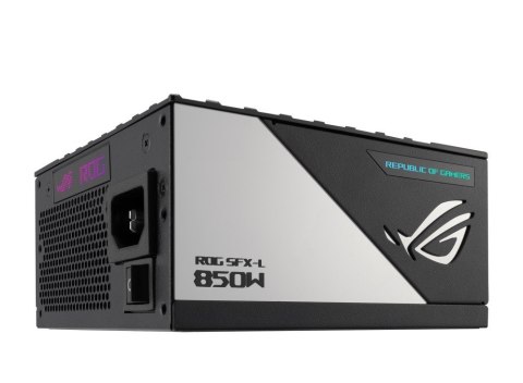Zasilacz Rog Loki SFX-L 850W Platinum 80+ Aura ATX 3.0 czarny Zasilacz Rog Loki SFX-L 850W Platinum 80+ Aura ATX 3.0 czarny