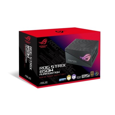 Zasilacz Rog Strix 850W Gold Aura ATX 3.0 Zasilacz Rog Strix 850W Gold Aura ATX 3.0