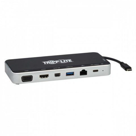 Stacja dokująca USB, potrójny wyświetlacz 4K HDMI i mDP, VGA, USB 3.2 Gen 1, koncentrator USB-A/C, GbE, ładowanie PD 60W U442-