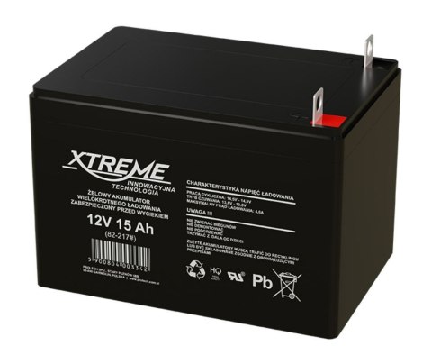 Akumulator żelowy 12V 15Ah XTREME Akumulator żelowy 12V 15Ah XTREME