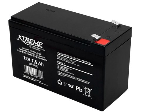 Akumulator żelowy 12V 7.5Ah XTREME Akumulator żelowy 12V 7.5Ah XTREME