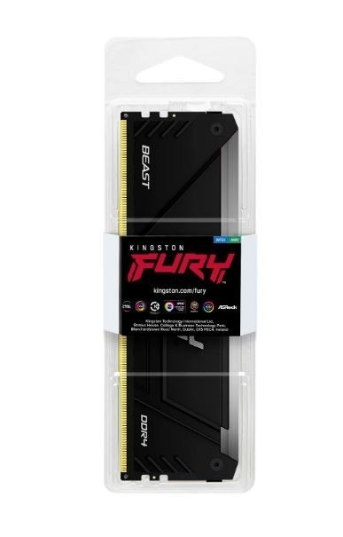 Pamięć DDR4 Fury Beast RGB 16GB(1*16GB)/3600 CL18 Pamięć DDR4 Fury Beast RGB 16GB(1*16GB)/3600 CL18