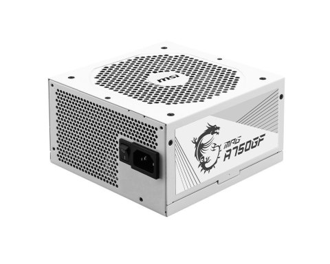 Zasilacz modularny MPG A750GF 750W 80PLUS GOLD biały