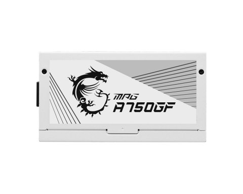 Zasilacz modularny MPG A750GF 750W 80PLUS GOLD biały