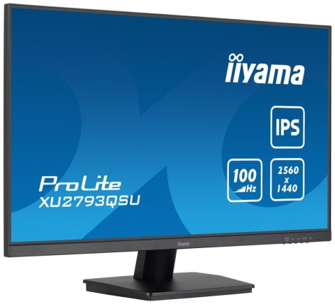 Monitor 27 cali ProLite XU2793QSU-B6 IPS,QHD,100Hz,HDMI,DP,2x2W,2xUSB(3.2), FreeSync