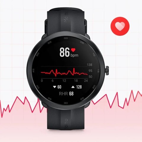 Smartwatch Watch R WT2001 Android iOS Czarny Smartwatch Watch R WT2001 Android iOS Czarny