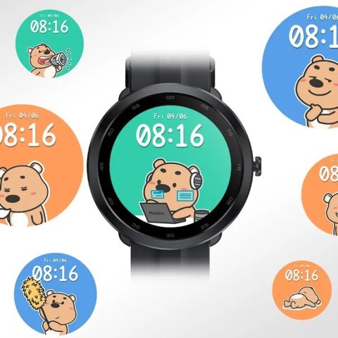 Smartwatch Watch R WT2001 Android iOS Czarny Smartwatch Watch R WT2001 Android iOS Czarny