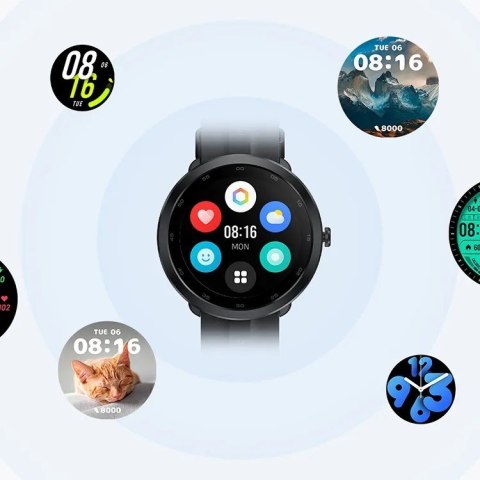 Smartwatch Watch R WT2001 Android iOS Czarny Smartwatch Watch R WT2001 Android iOS Czarny