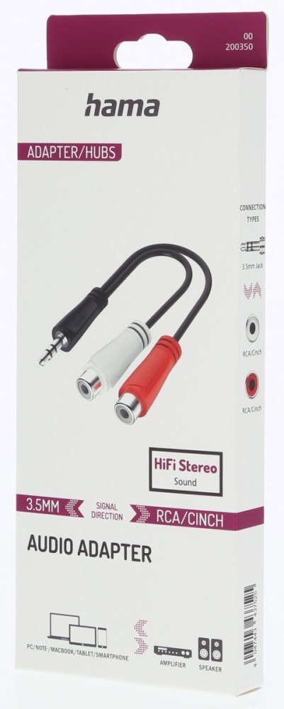 Adapter jack 3,5mm stereo Adapter jack 3,5mm stereo