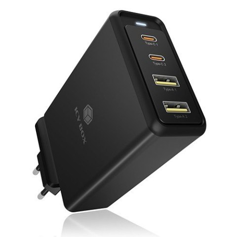 Ładowarka IB-PS104-PD 100 Watt 2 x Type-C + 2 x Type-A Ładowarka IB-PS104-PD 100 Watt 2 x Type-C + 2 x Type-A
