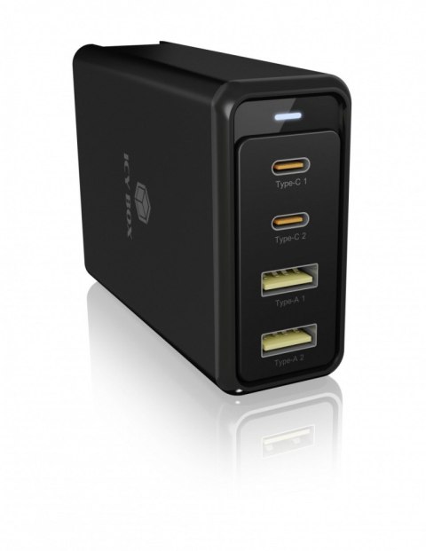 Ładowarka IB-PS104-PD 100 Watt 2 x Type-C + 2 x Type-A Ładowarka IB-PS104-PD 100 Watt 2 x Type-C + 2 x Type-A