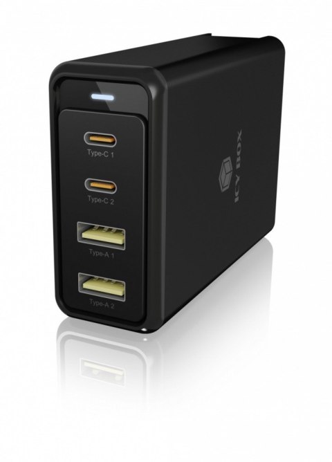 Ładowarka IB-PS104-PD 100 Watt 2 x Type-C + 2 x Type-A Ładowarka IB-PS104-PD 100 Watt 2 x Type-C + 2 x Type-A