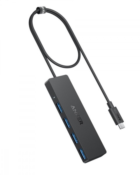 Hub 4w1 5Gbps USB-C Czarny