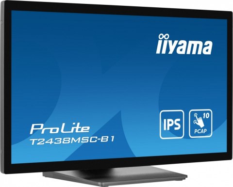 Monitor 24 cale T2438MSC-B1 IPS,FHD,DP,HDMI,2x2W,2xUSB,600(cd/m2), 10pkt.7H,IP1X(FRONT),PION/POZIOM