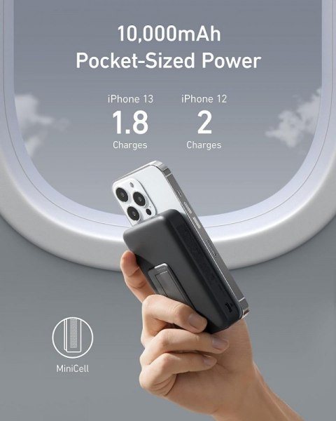 Powerbank Anker 633 10000 mAh 15W 27W USB-C czarny Powerbank Anker 633 10000 mAh 15W 27W USB-C czarny
