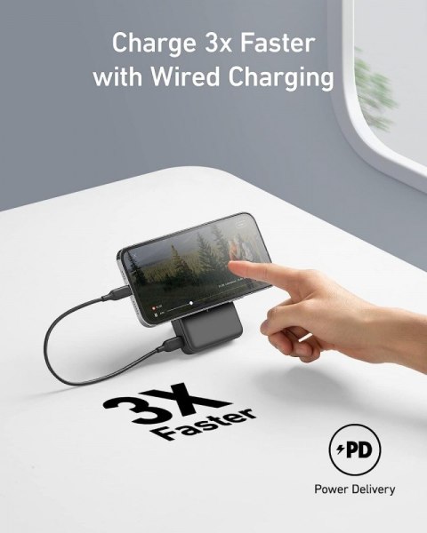 Powerbank Anker 633 10000 mAh 15W 27W USB-C czarny Powerbank Anker 633 10000 mAh 15W 27W USB-C czarny