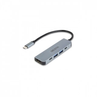 Hub USB-C 5 w 1 Video Hub 4K PD 100W