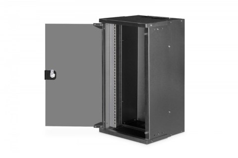 Szafa sieciowa wisząca 10 cali 12U, SOHO PRO 595 x 315 x 300 mm, nośność 60kg, drzwi szyba, niezłożona, Czarna Szafa sieciowa wisząca 10 cali 12U, SOHO PRO 595 x 315 x 300 mm, nośność 60kg, drzwi szyba, niezłożona, Czarna