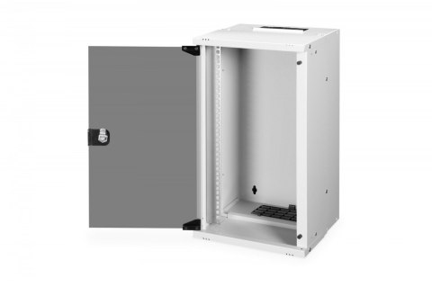 Szafa sieciowa wisząca 10 cali 12U, SOHO PRO 595 x 315 x 300 mm, nośność 60kg, drzwi szyba, niezłożona, Szara Szafa sieciowa wisząca 10 cali 12U, SOHO PRO 595 x 315 x 300 mm, nośność 60kg, drzwi szyba, niezłożona, Szara