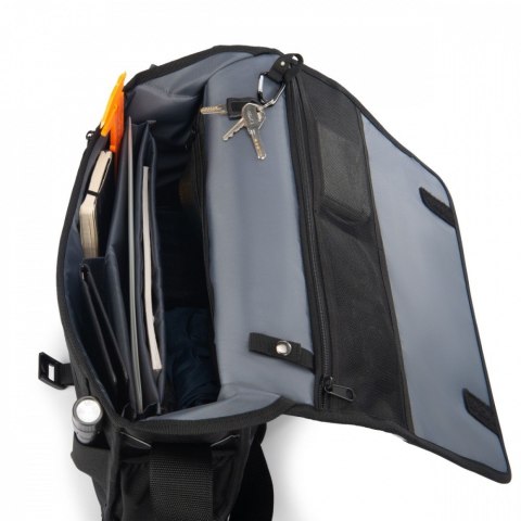 Torba Messenger Reflectiv Czarna Torba Messenger Reflectiv Czarna