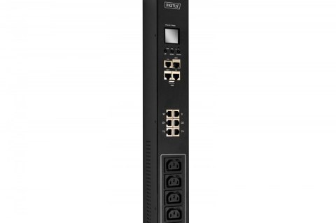 Listwa zasilająca SMART PDU, wtyk IEC 60309 16A/250V, gniazda 18xC13 10A/250V, 6xC19 16A/250V, 16A
