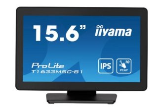 Monitor 15.6 cala ProLite T1633MSC-B1 poj.10pkt,IP54,IPS,USB