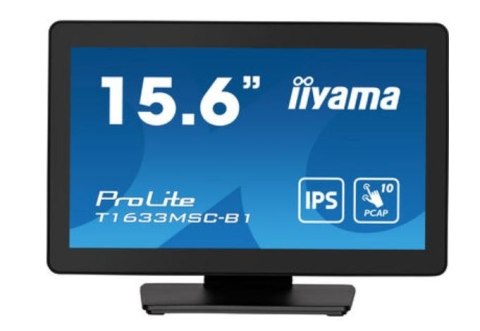 Monitor 15.6 cala ProLite T1633MSC-B1 poj.10pkt,IP54,IPS,USB