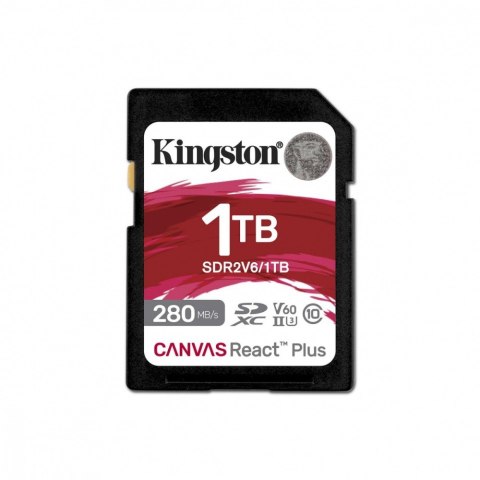 Karta SD 1TB React Plus 280/150 MB/s U3 V60 Karta SD 1TB React Plus 280/150 MB/s U3 V60
