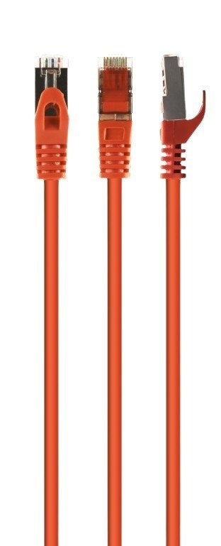 Patch cord kat.6A S/FTP LSZH 20m pomarańczowy