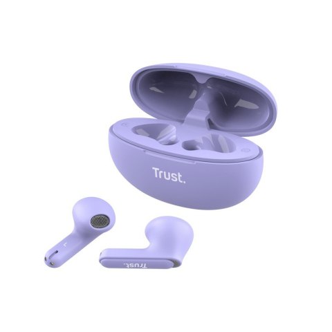 Słuchawki earbuds Yavi Bluetooth ENC fioletowe