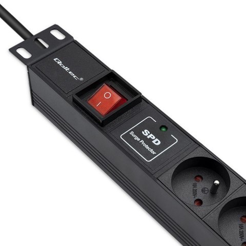 Listwa zasilająca PDU do RACK 19" | 1U | 16A | 6xFRENCH | 1.8m Listwa zasilająca PDU do RACK 19" | 1U | 16A | 6xFRENCH | 1.8m