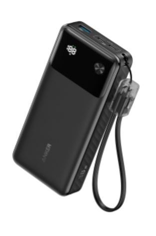 PowerBank z kablem USB-C 20000 mAh Power Delivery 30W Czarny PowerBank z kablem USB-C 20000 mAh Power Delivery 30W Czarny