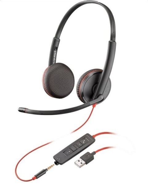 Słuchawki Blackwire 3225 ST USB-A Headset 80S11AA Słuchawki Blackwire 3225 ST USB-A Headset 80S11AA