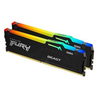 Pamięć DDR5 Fury Beast RGB 32GB(2*16GB)/6800 CL34 EXPO czarna