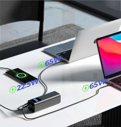 PB-Y45 Sprint X Power Bank 27600 mAh 140W 3xUSB PD 3.1 PPS 28V Smart Digital Display