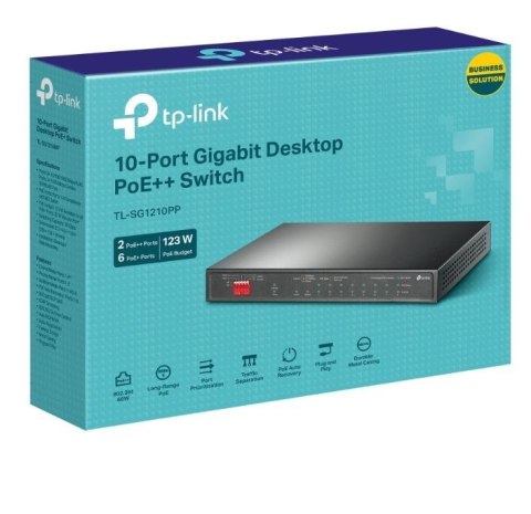 Przełącznik 10xGE PoE+/PoE++ SG1210PP Przełącznik 10xGE PoE+/PoE++ SG1210PP