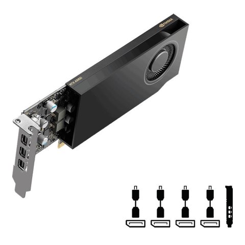 Karta graficzna Quadro A1000 8GB GDDR6 VCNRTXA1000-SB Karta graficzna Quadro A1000 8GB GDDR6 VCNRTXA1000-SB