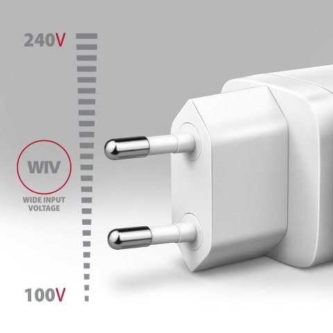 ACU-PD20W Ładowarka sieciowa PD 20W, 1x port USB-C, PD3.0/QC3.0/AFC/FCP/Apple Biała ACU-PD20W Ładowarka sieciowa PD 20W, 1x port USB-C, PD3.0/QC3.0/AFC/FCP/Apple Biała