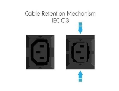Listwa zasilająca rack pdu 19" 16a 20x iec c13 4 x iec c19 3m IEC C20 miernik pionowa