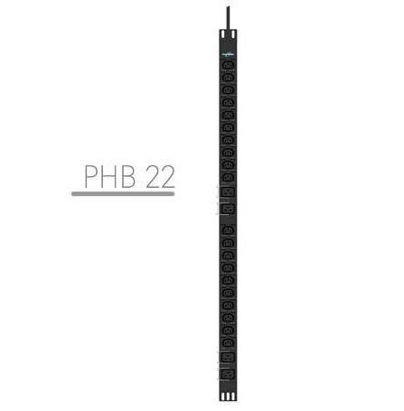 Listwa zasilająca rack pdu 19" 16a 20x iec c13 4x iec c19 3m IEC C20 pionowa czarna Listwa zasilająca rack pdu 19" 16a 20x iec c13 4x iec c19 3m IEC C20 pionowa czarna