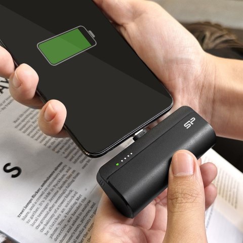Power Bank QD50 USB-C 5000 mAh MINI czarny Power Bank QD50 USB-C 5000 mAh MINI czarny