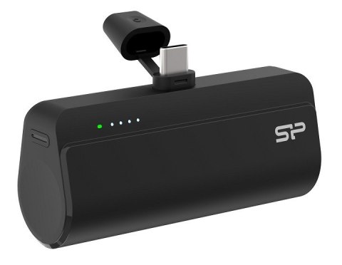 Power Bank QD50 USB-C 5000 mAh MINI czarny Power Bank QD50 USB-C 5000 mAh MINI czarny