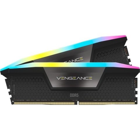Pamięć DDR5 Vengeance RGB 96GB/5600(2x48GB) C40 Pamięć DDR5 Vengeance RGB 96GB/5600(2x48GB) C40