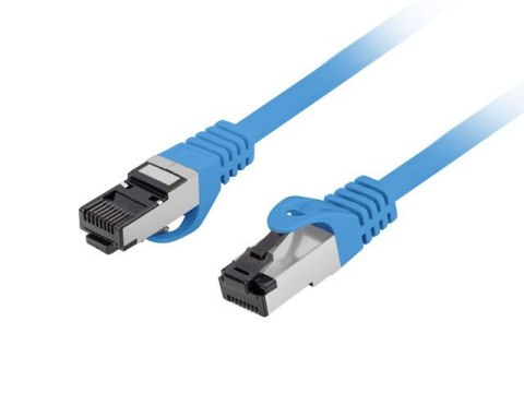 Patchcord kat.8.1 S/FTP LSZH CU 0.25m niebieski fluke passed